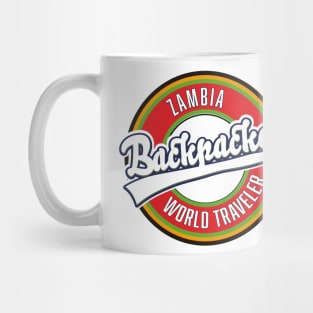 Zambia backpacker world traveler Mug